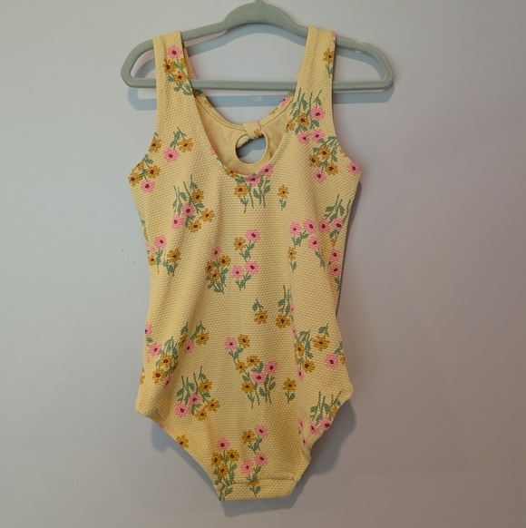 💙2 For 15💙 Floral Yellow Kids One Piece - Picture 2 of 3